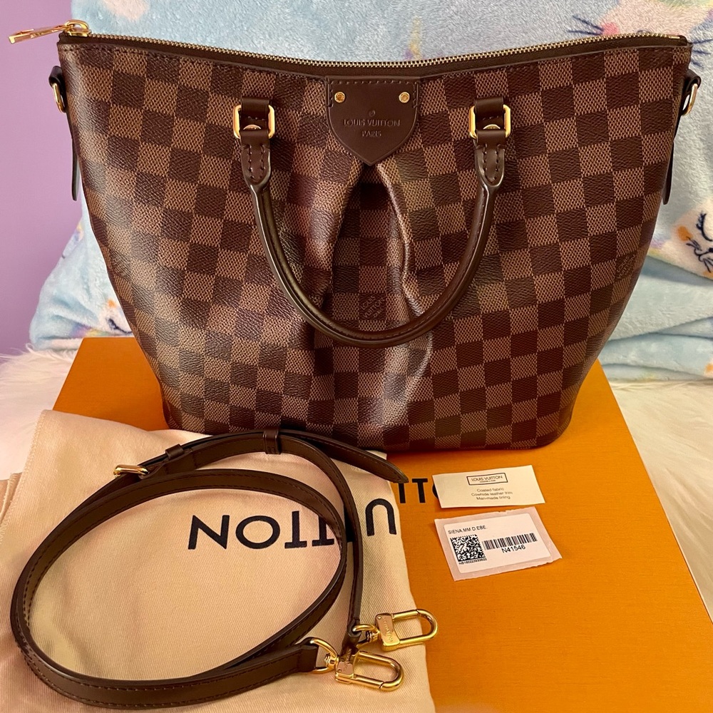 🔥EUC Authentic Louis Vuitton Sienna Ebene MM🔥